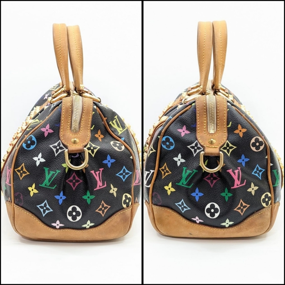 ✨️💎Authentic Louis Vuitton Courtney Monogram Black Multicolor Murakami - Picture 15 of 16